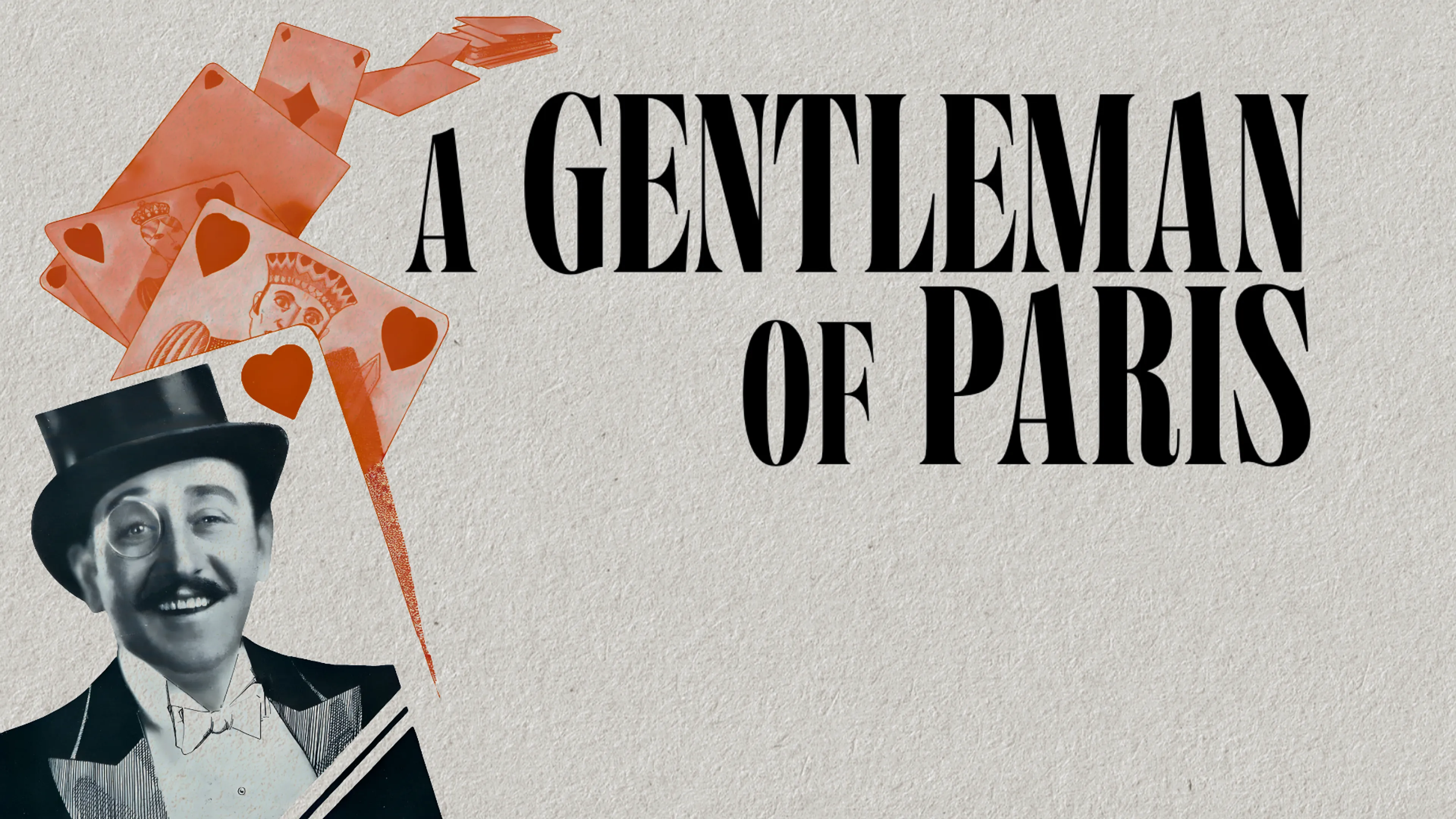 A Gentleman of Paris poster